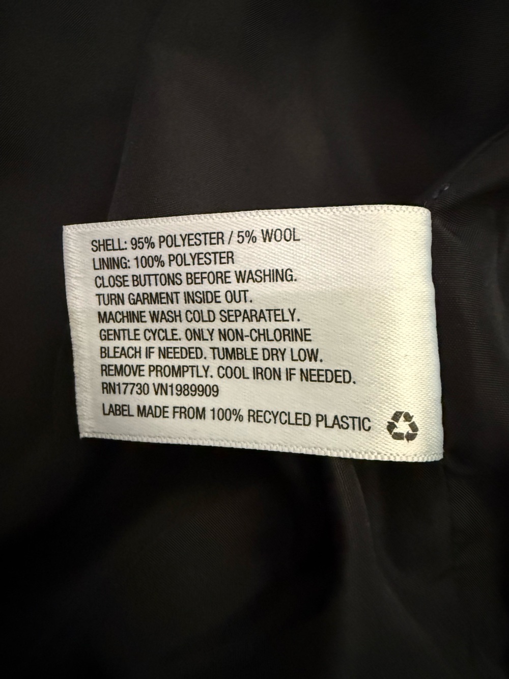 Future Collective LiveClime Red Bomber Jacket Wool Blend Small - Picture 9 of 10